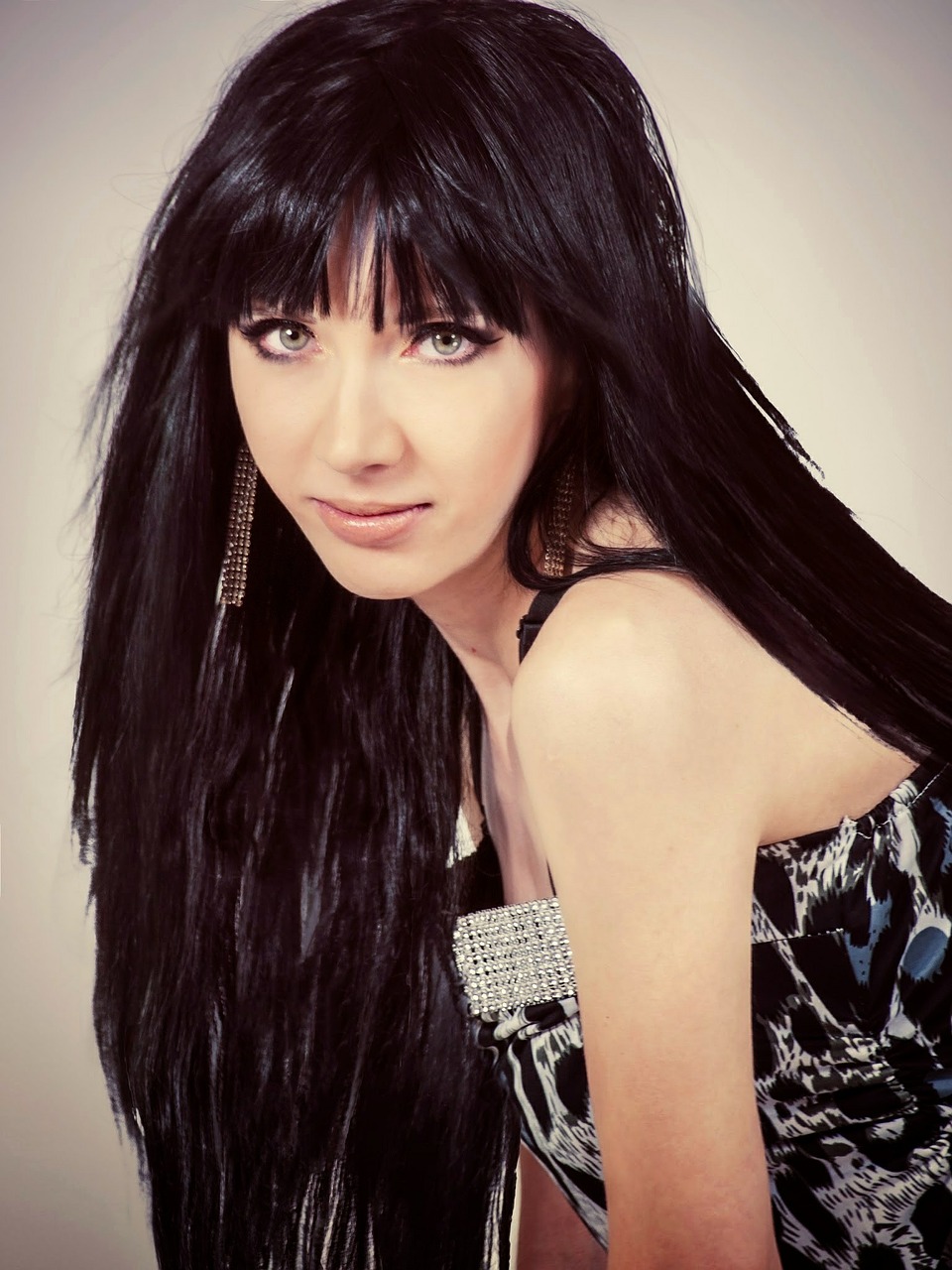 woman with black hair woman with black hair