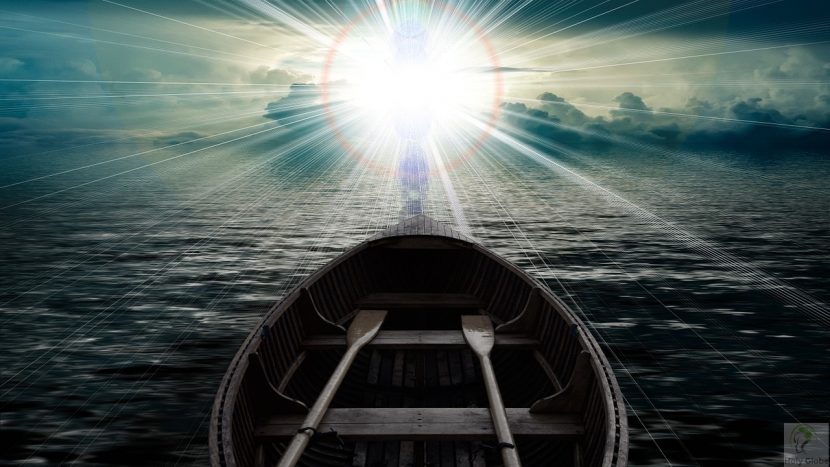 clouds boat