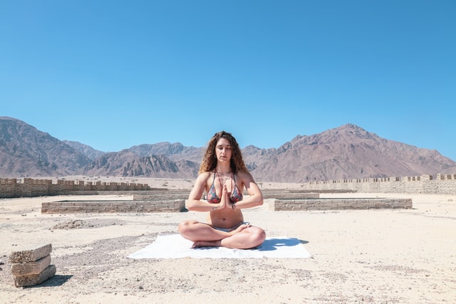 meditation in the desert