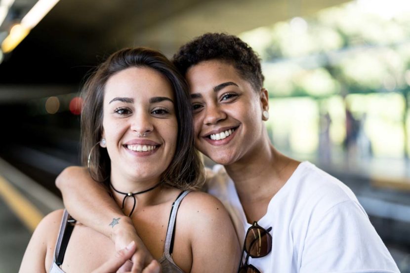 two girls
